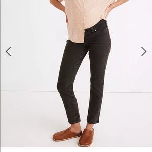 Madewell perfect vintage maternity side panel jeans
